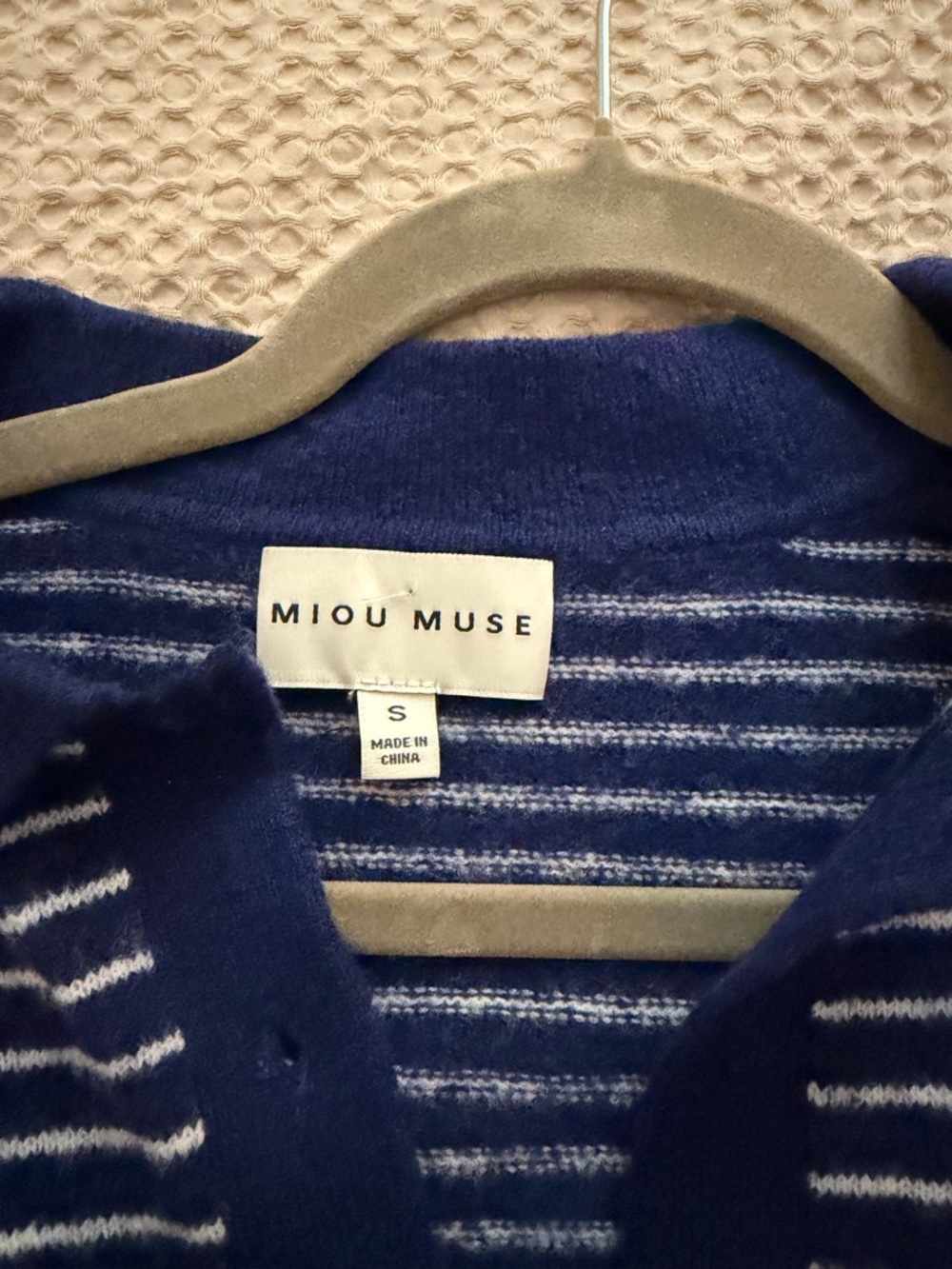 Striped Collared Sweater - Picture 2 of 3
